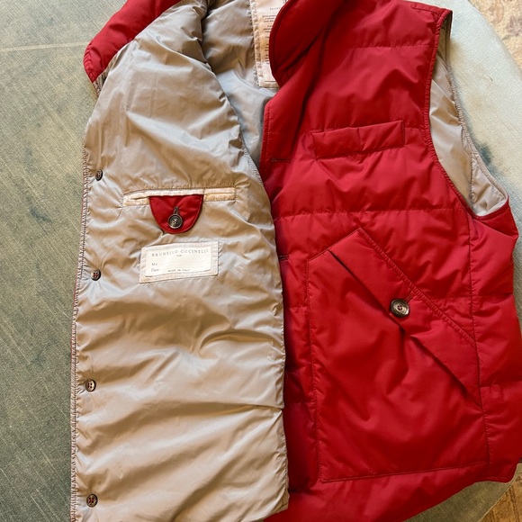 Brunello Cuccinelli Waterproof Down Vest XS - Picture 2 of 8